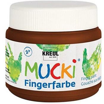Kreul Mucki Fingerfarbe Braun 150 ml