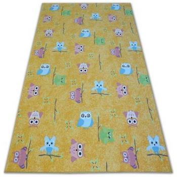 Copertura Tappetino Gufi Yellow 200x500 cm