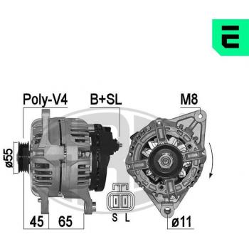 Carisma 5 portes : alternateur ERA 209552A 14V 90A