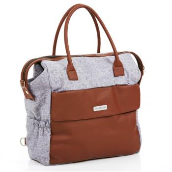 Geanta Jetset Tote in Graphite Grey by ABC Design