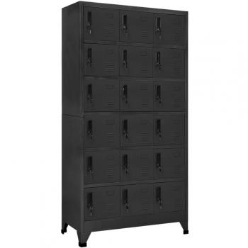 Armário Vertical Antracite 90x40x180 cm