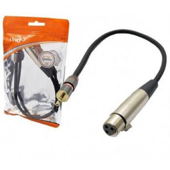 Cable Adaptador de Micrófono Jack 3.5 mm a XLR