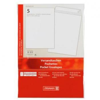 Pochette C5 auto-collante 90g blanche