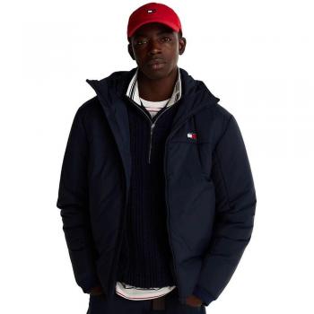 Tommy Jeans Jacke mit Reißverschlusstaschen in Dunkelblau, Größe L