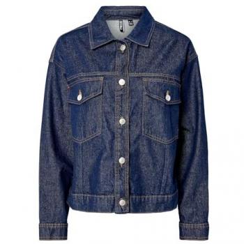 PCELMA Denim Jacket Noos BC – Dunkelblau, XL – ohne Kapuze, für Frauen