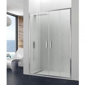 Paroi de douche Luxe 2 fixes + 2 coulissants