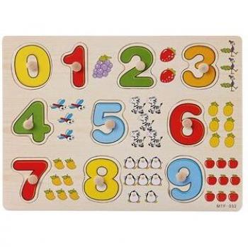 Puzzle Numérique et Alphabétique en Bois 3D