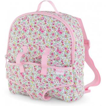 Sac à Dos porte-poupon Fleuri pour poupon 30 cm