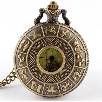 Quartz Pocket Watch Necklace Australia Map