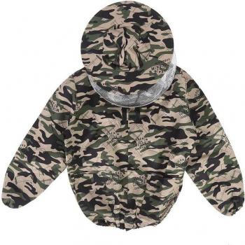 Beekeeping Jacket with Double Zipper and Veil
