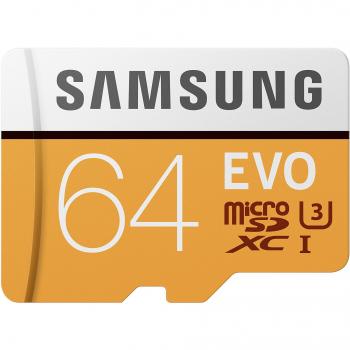 Samsung 64GB MicroSD Memory Card with Adapter