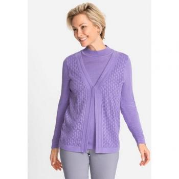 Damenpullover CLASSIC in Lavendel