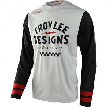 Scout GP Grizzled White/Gray XL Rider Shirt