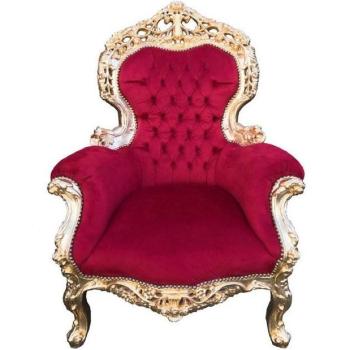 Prunkvoller Barock Sessel für das Wohnzimmer