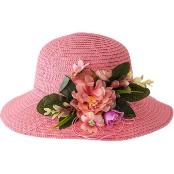 Accesorio de playa: sombrero de flores