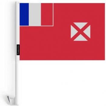 Flag Wallis-Futuna 14x21 cm 20 pezzi poliestere stampa fronte/retro