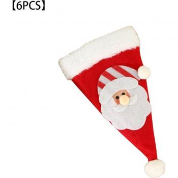 Portacubiertos Navideño con Motivo de Santa