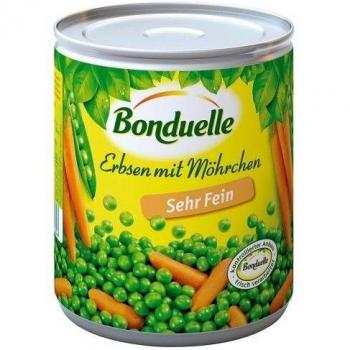 Bonduelle Erbsen mit Möhren, 3er Pack (3 x 800 g)