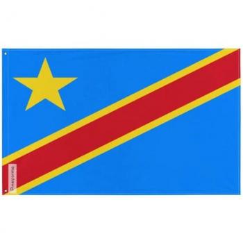 RDC Flag 60x90cm Polyester Front and Back Printing, Iron Eyelets Included