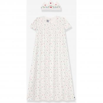 Déguisement enfant avec chemise de nuit et tiare Petit Bateau