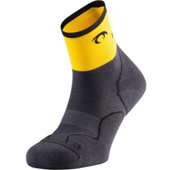 Calcetines Cortos Lurbel Desafío Four Amarillo/Gris