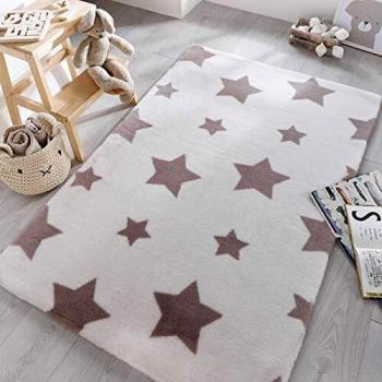 EasyCare Twinkle Mix Sherbert White Rug – 90 × 150 cm, Flair Series