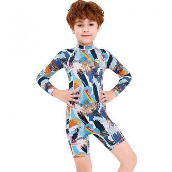 Combinaison de plongée enfant shorty zip dorsal