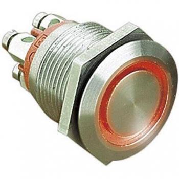 Bulgin MPI002/TERM/WH Bouton-poussoir anti-vandalisme 24 V/DC 0.05A 1 x Marche