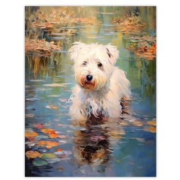 Golden Sunset West Highland Art