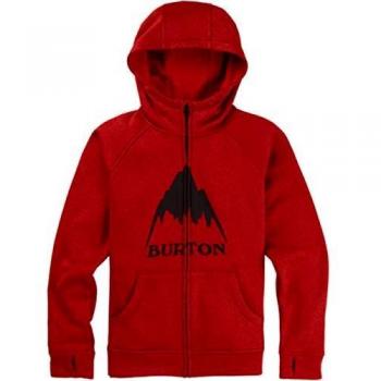 Burton B Oak FZ Kids‑Fleecejacke, Farbe Flame Scarlet HTR, Größe M