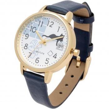ST295-4 Fieldwork Leather Cat Calendar Watch