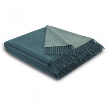 Biederlack Plaid »teal-green«, im Doubleface-Look