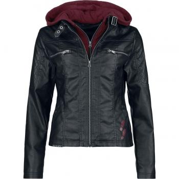 Mischief Managed : Veste Imitation Cuir – Harry Potter – Noir – Pour Elle – S à XXL