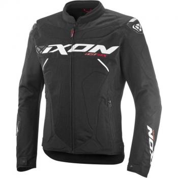 Ixon Ionix Motorradjacke Schwarz-Weiß für Herren, Größe M