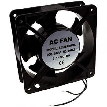 AC Cooling Fan 220V-240V 120mm x 120mm x 38mm Ball Bearing for Floor Cabinet