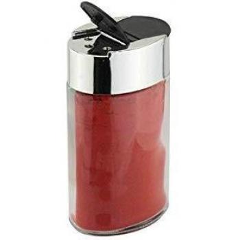 Elegant Glass Spice Jars with Flip-Top Lids