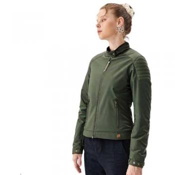 Jody Moto Veste Textile Helstons Vert Brune 2XL