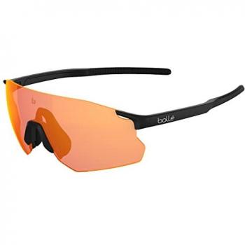 Bollé Damen Ikarus Cat. Sportbrille 2‑3 VLT 35–15 % Schwarz (Black Matte, Phantom Brown Red PC)