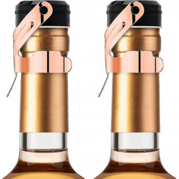 Bouteille Champagne Rose Or – Kit Bouchons