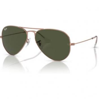 Ray-Ban RB3025 Aviator Large Metal Unisex Pilot Sunglasses Gold Size 55