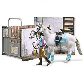 Stalla con accessori e cavallo BRUDER STALLA CON ACCESSORI E CAVALLO 62506