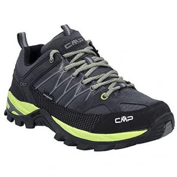 CMP Rigel Low-WP Waterproof Trekking Shoe – Anthracite/Limegreen