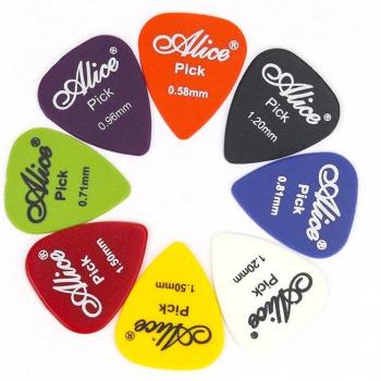 Klangfarben-ABS Gitarre – 0,71 mm Akustik‑Option mit Plektren