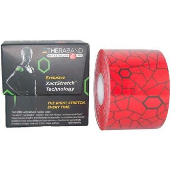Ruban Kinesio Thera‑Band Rouge 5×5 m Pré‑coupé