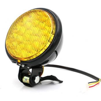 Faro Redondo 35W LED Ámbar 12V para Motocicleta
