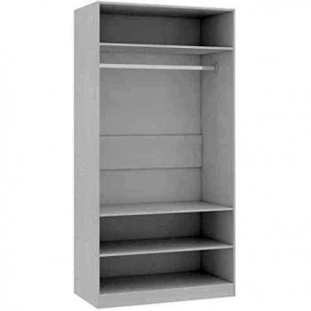 Garde-Robe Blanc 100 x 50 x 200 cm Aggloméré