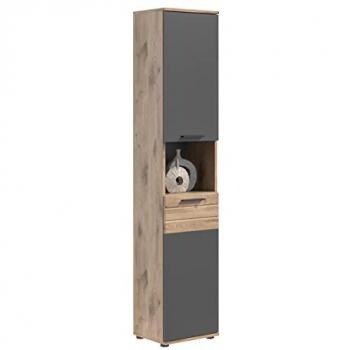 Xonox.home Hochschrank MASON, Basalt Dekor