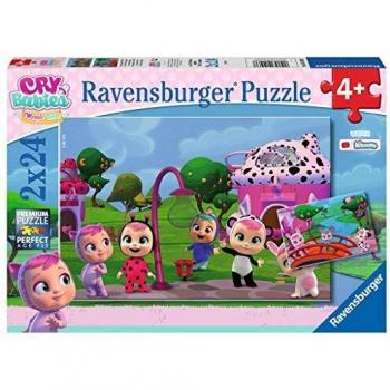 Ravensburger Cry Babies Puzzle per Bambini, Multicolore, 2 x 24 Pezzi, 05103 8