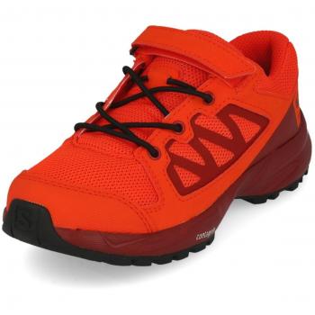 Salomon Kinder XA Elevate K, Trailrunning-Schuhe, rot (cherry tomato / red dahlia / black), Größe 34