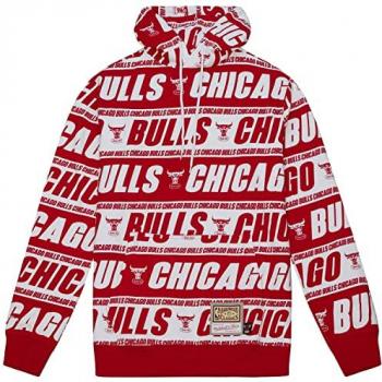 NBA TeamWrap Red Chicago Bulls Hoodie – Mitchell & Ness Men’s S